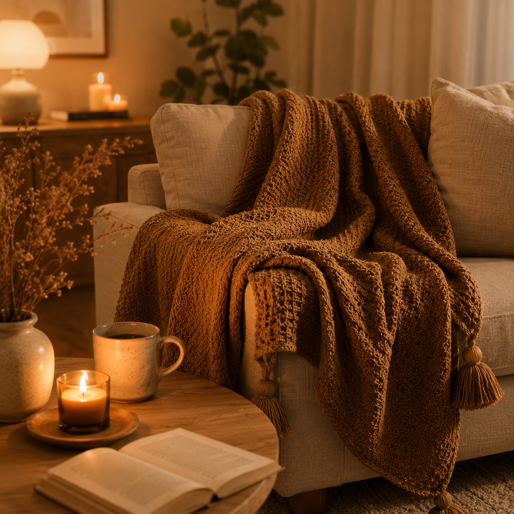 Nordic Knit Throw Blanket