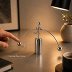 Balance iron figure sculpture for modern home and office décor