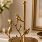 Bird decorative paper towel holder for stylish kitchen organisation