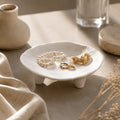 Ceramic decorative tray for jewellery and desktop décor