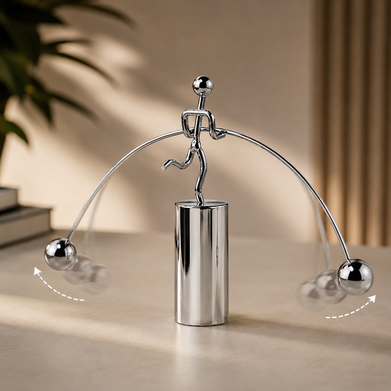 Balance Iron Figure Desk Decor