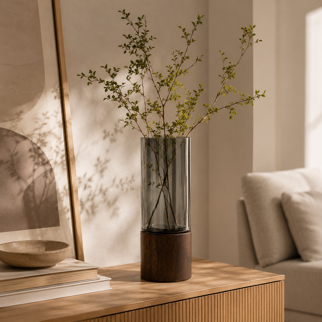 Retro Glass Decorative Vase