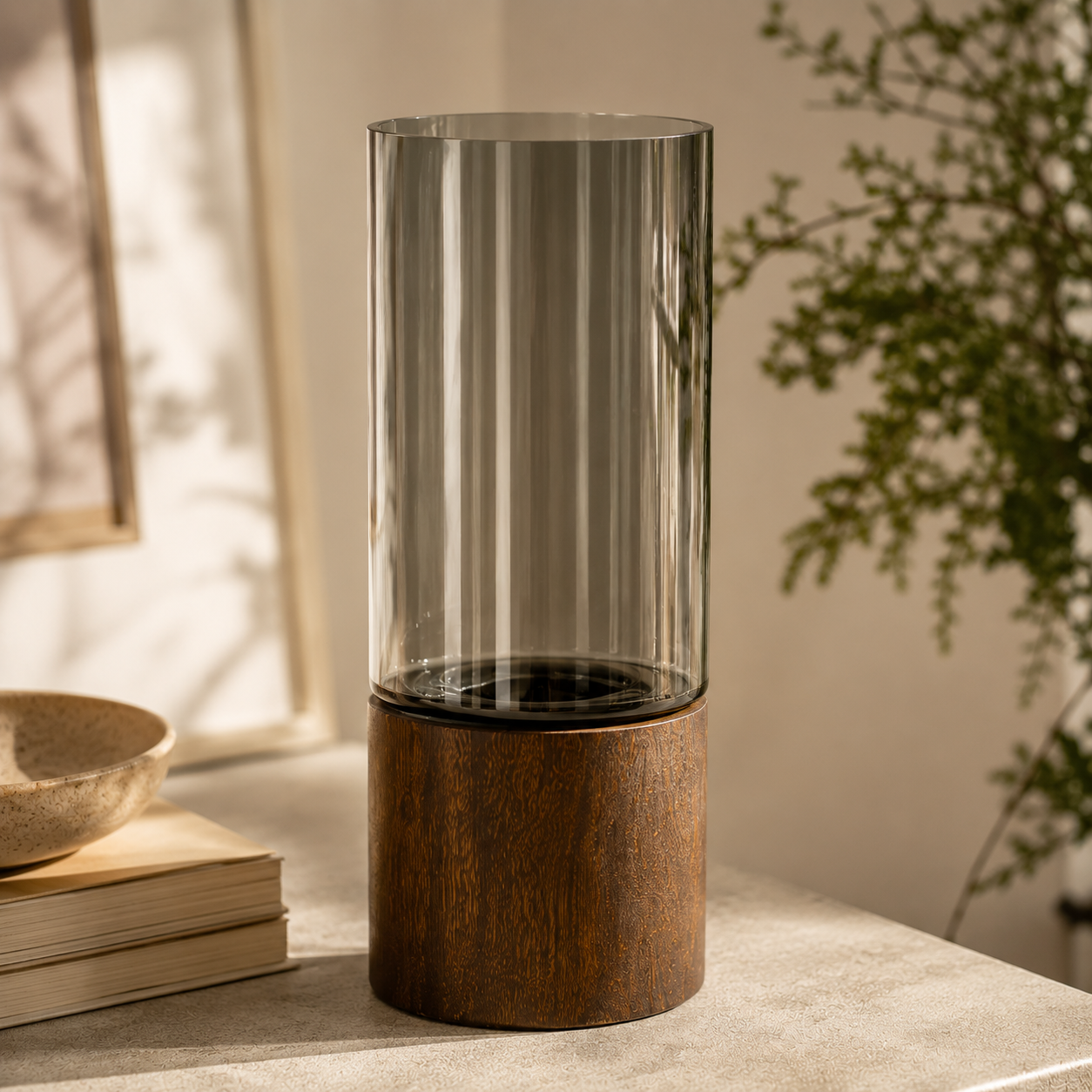 Retro Glass Decorative Vase