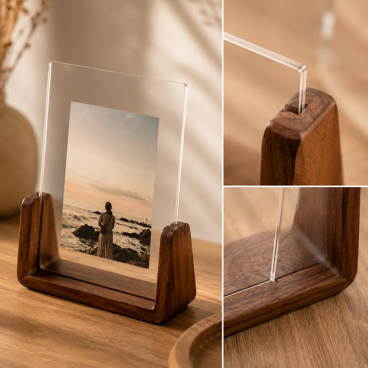 Wood Acrylic Photo Frame