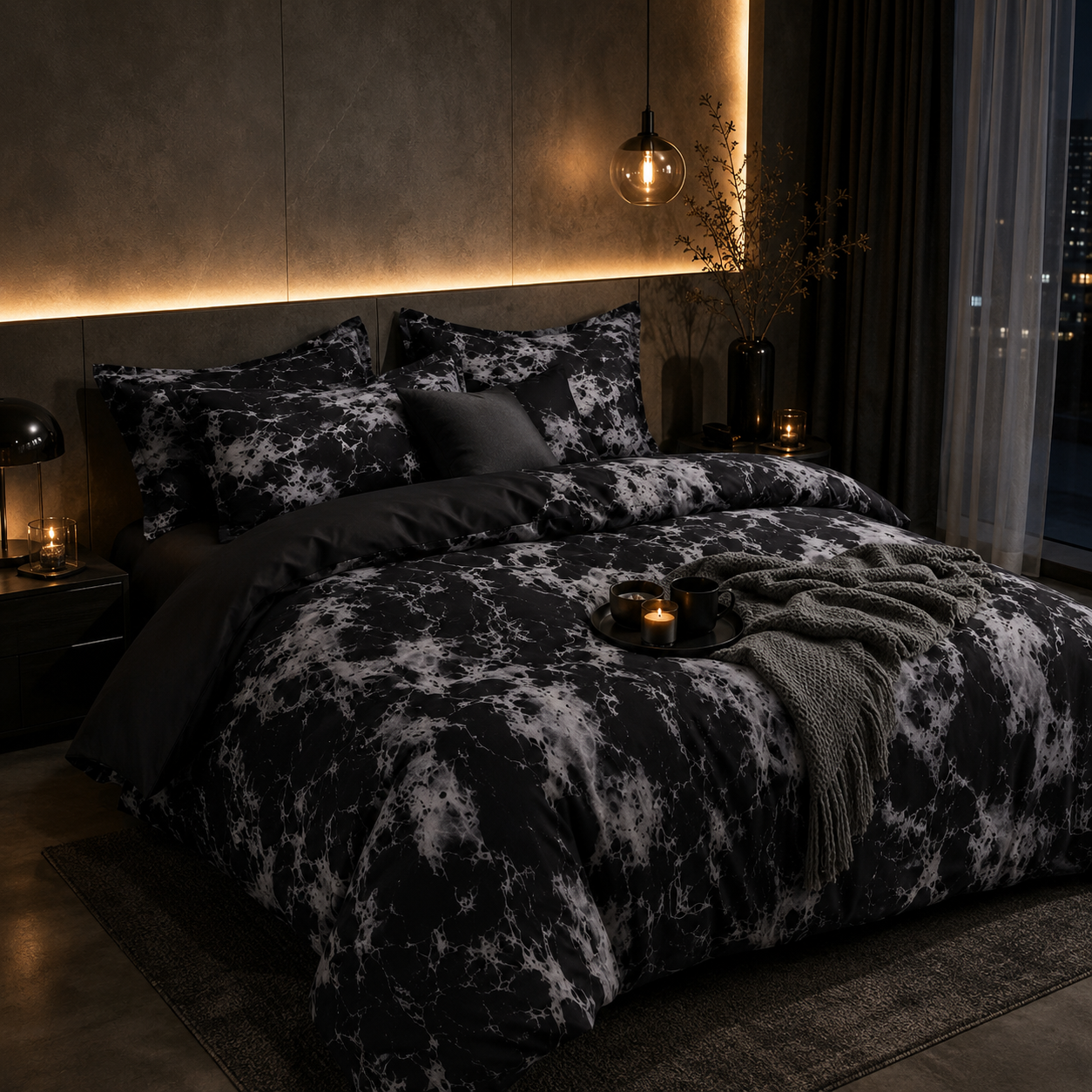 Luxury 3 Piece Duvet Cover Set