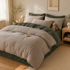 Nordic Plaid Luxury Bedding Set