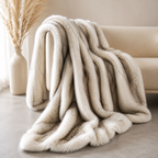 Luxury Faux Fur Blanket – Soft Plush Winter Throw Blanket