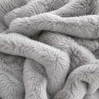 Fluffy Plush Fitted Bed Sheet – Winter Warm Rabbit Fleece Mattress Cover