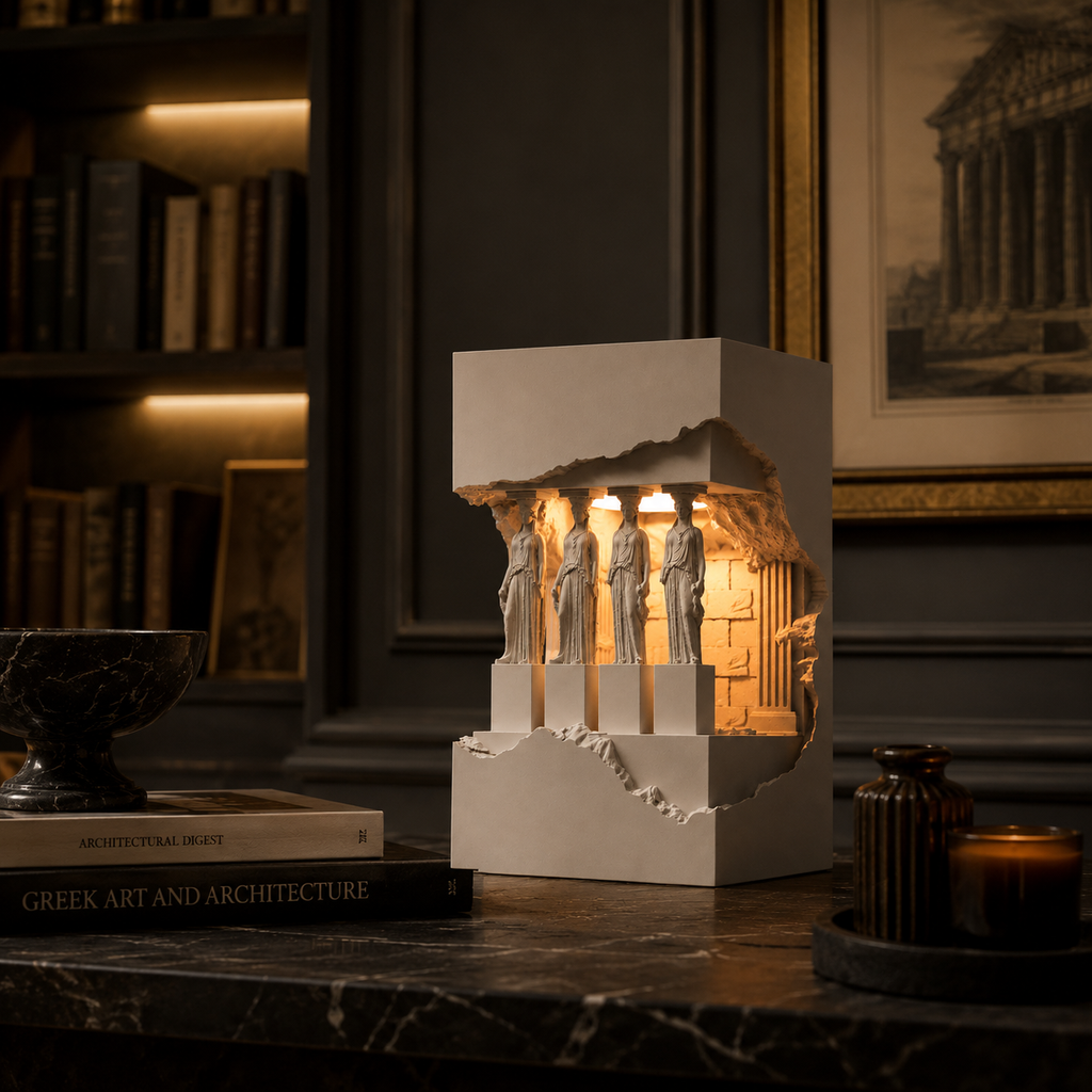 Decorative Table Lamp – Sculptural Home Décor