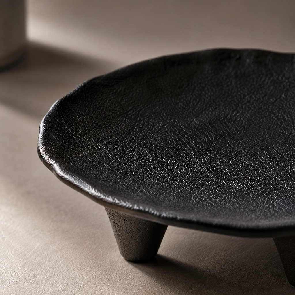 Ceramic Decorative Tray – Sculptural Jewellery & Desktop Accent