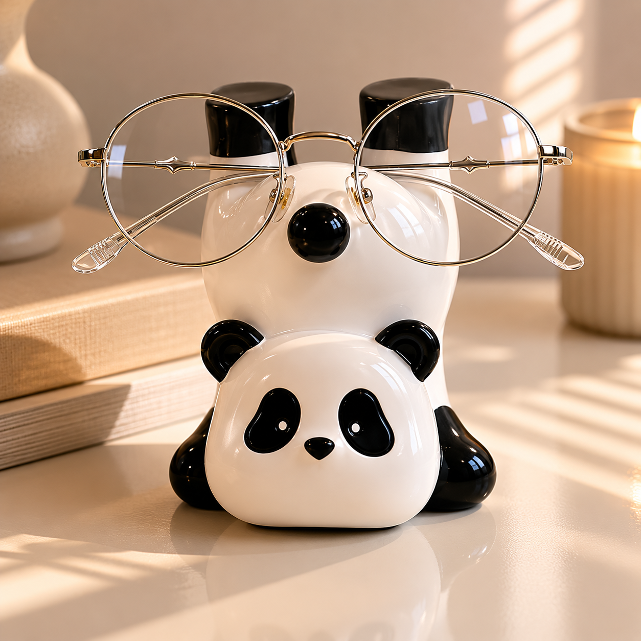 Panda Eyewear Stand – Decorative Glasses Holder