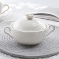 Embossed Covered Porcelain Bowl – 280ml