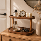 Wooden Countertop Display Shelf