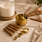 Gold Measuring Spoon Set – 8 Pieces