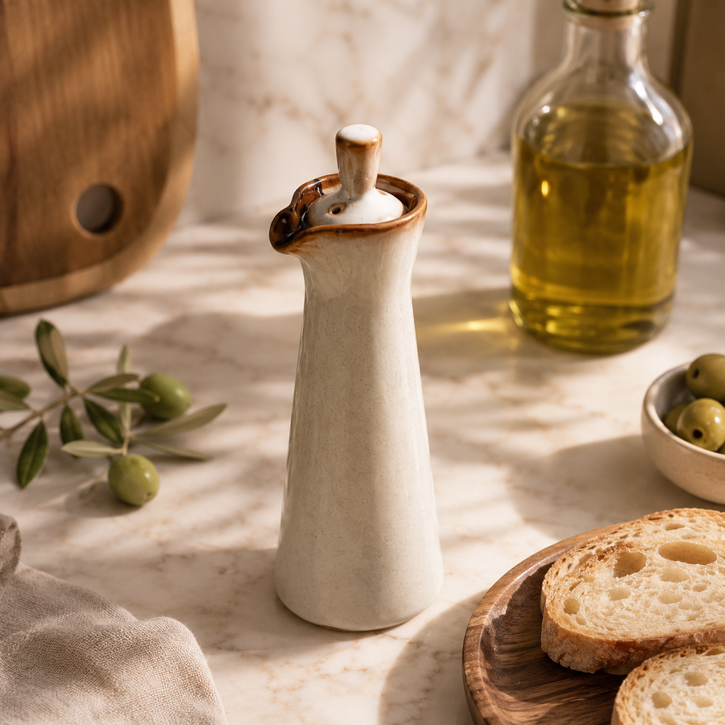 Ceramic Oil Dispenser Bottle – 120ml