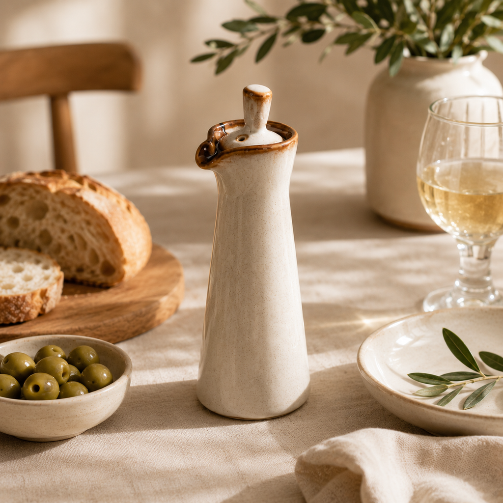 Ceramic Oil Dispenser Bottle – 120ml