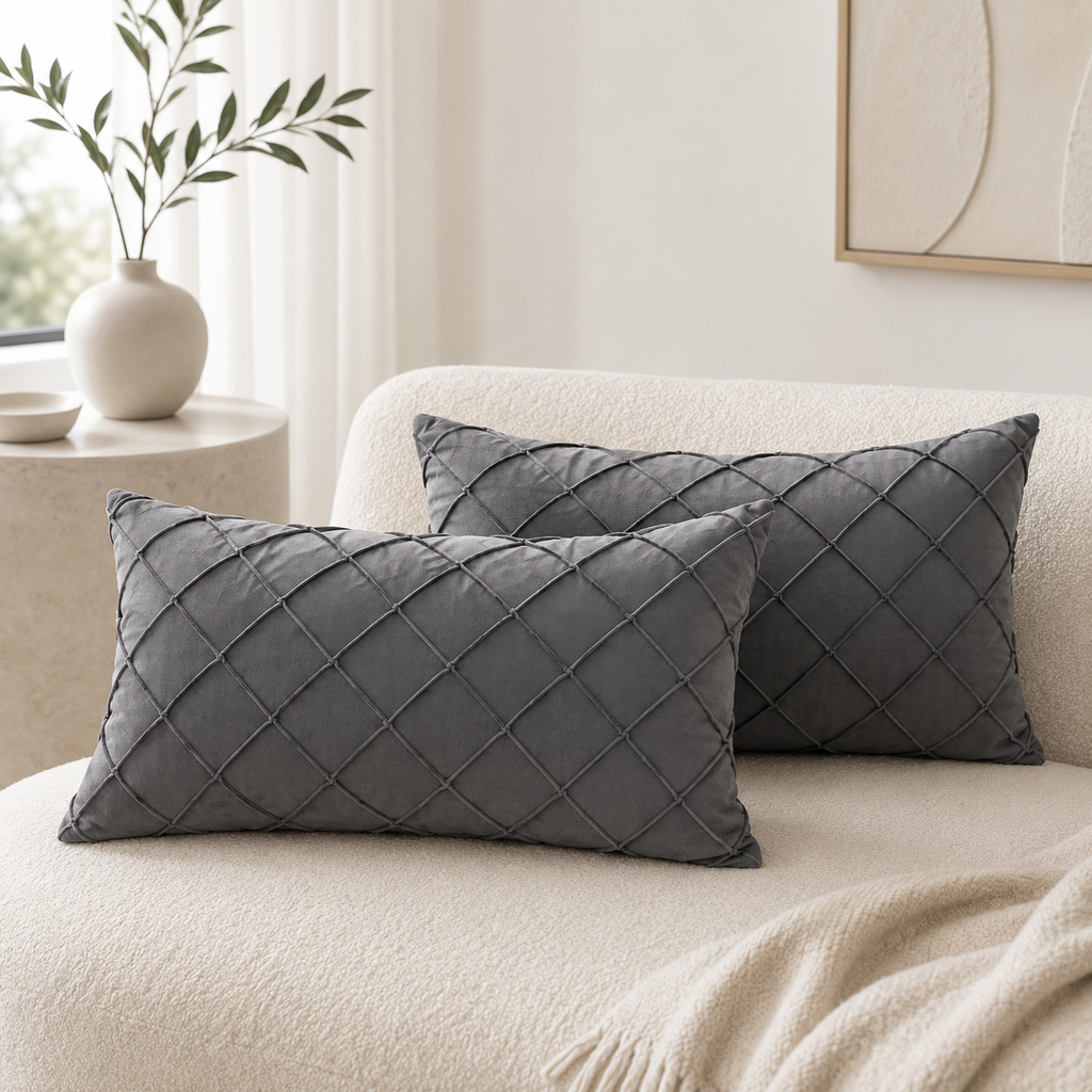 Velvet Cushion Cover Set – 2 Pieces