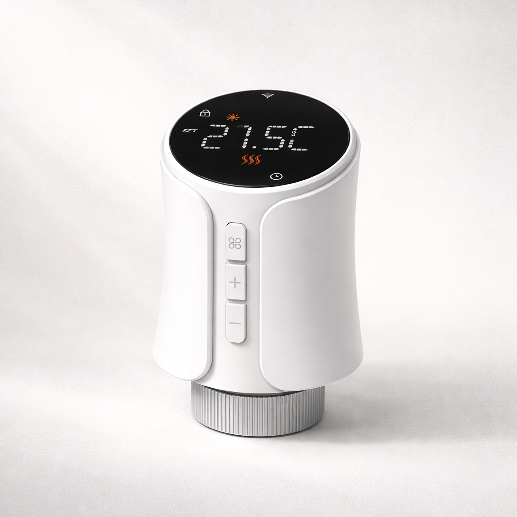 Smart Wi-Fi Thermostatic Radiator Valve with App and Voice Control