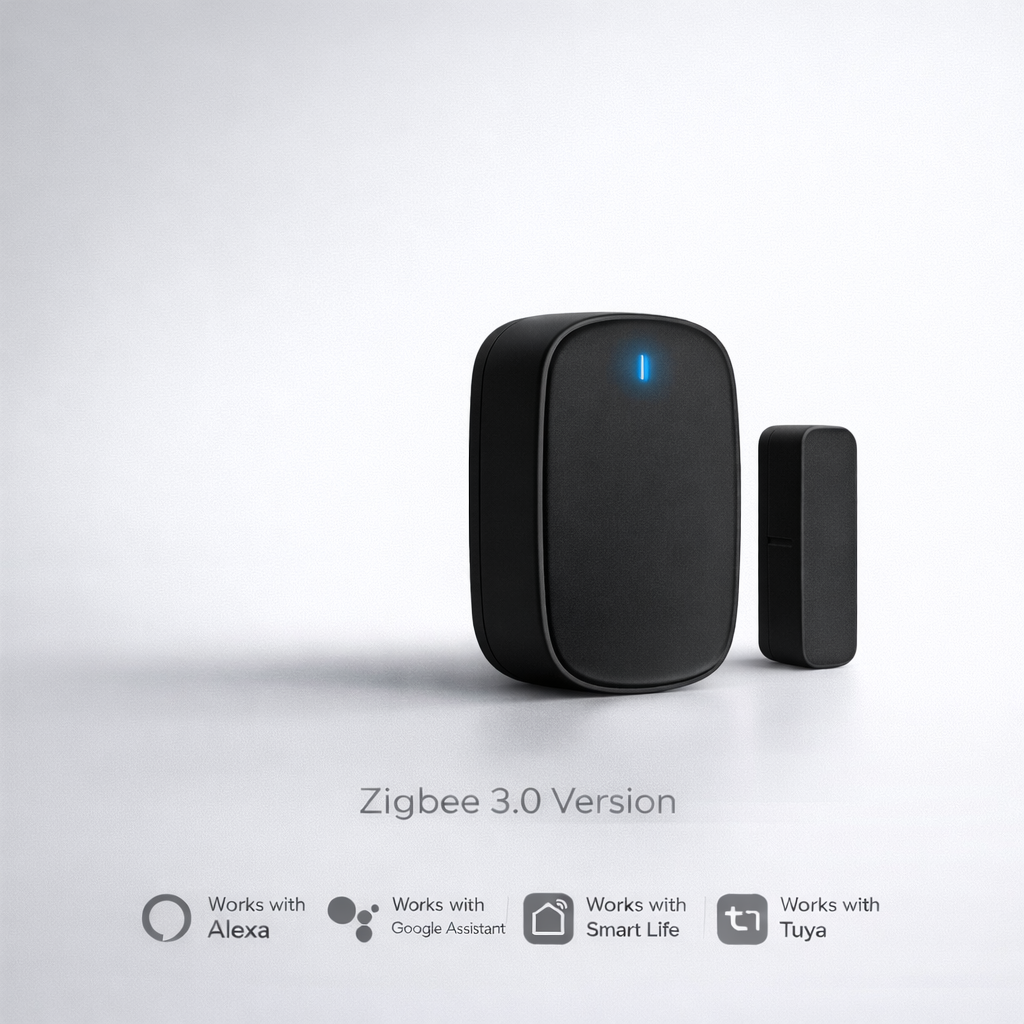 Smart Zigbee Door and Window Sensor with App and Voice Control