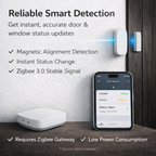 Smart Zigbee Door and Window Sensor with App and Voice Control
