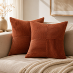 Textured Corduroy Cushion Cover