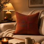 Textured Corduroy Cushion Cover