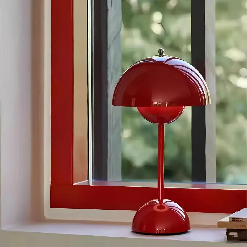 Decorative mushroom table lamp for bedside and living room lighting