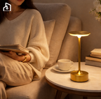 LED Touch Table Lamp Rechargeable with Adjustable Brightness for Bedroom