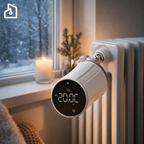 Smart Wi-Fi Thermostatic Radiator Valve with App and Voice Control