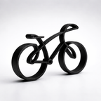 Minimalist Bike Sculpture – Modern Cycling Desk Decor for Home & Office