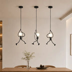 Decorative iron pendant light for modern interior lighting