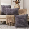 Luxury faux fur cushion cover for living room and bedroom décor