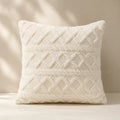 Luxury knitted plush cushion cover for living room and bedroom décor