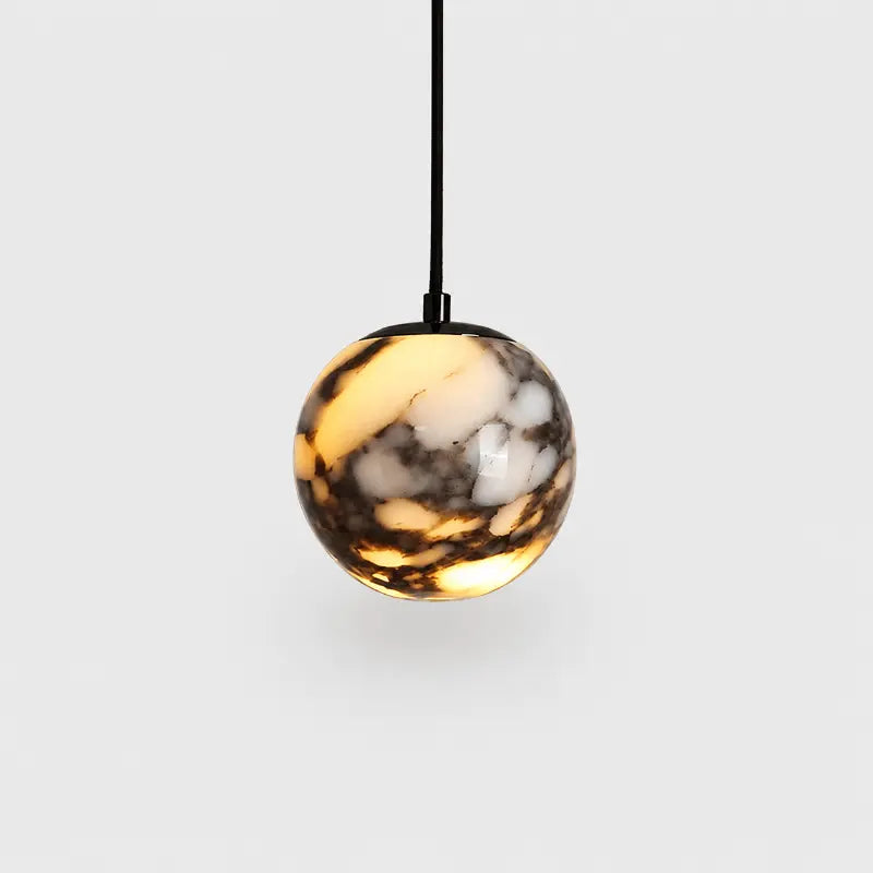 Marble pendant light for elegant interior lighting and home décor