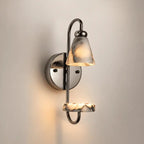 Marble wall sconce for elegant interior lighting and home décor