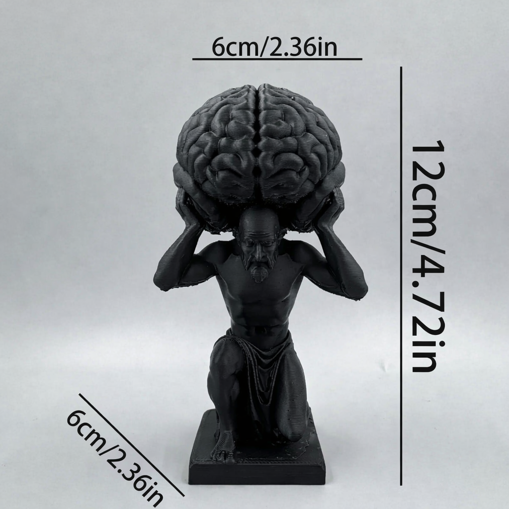 Mind Over Matter Sculpture – Minimalist Abstract Decor