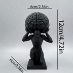 Mind Over Matter Sculpture – Minimalist Abstract Decor