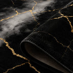 Modern line pattern rug for living room and bedroom décor