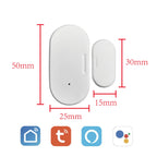 Tuya Zigbee 3.0 Wireless Window Door Gate Detector Google Home Security Alarm System App Control Door Magnetic Sensor Smart Life