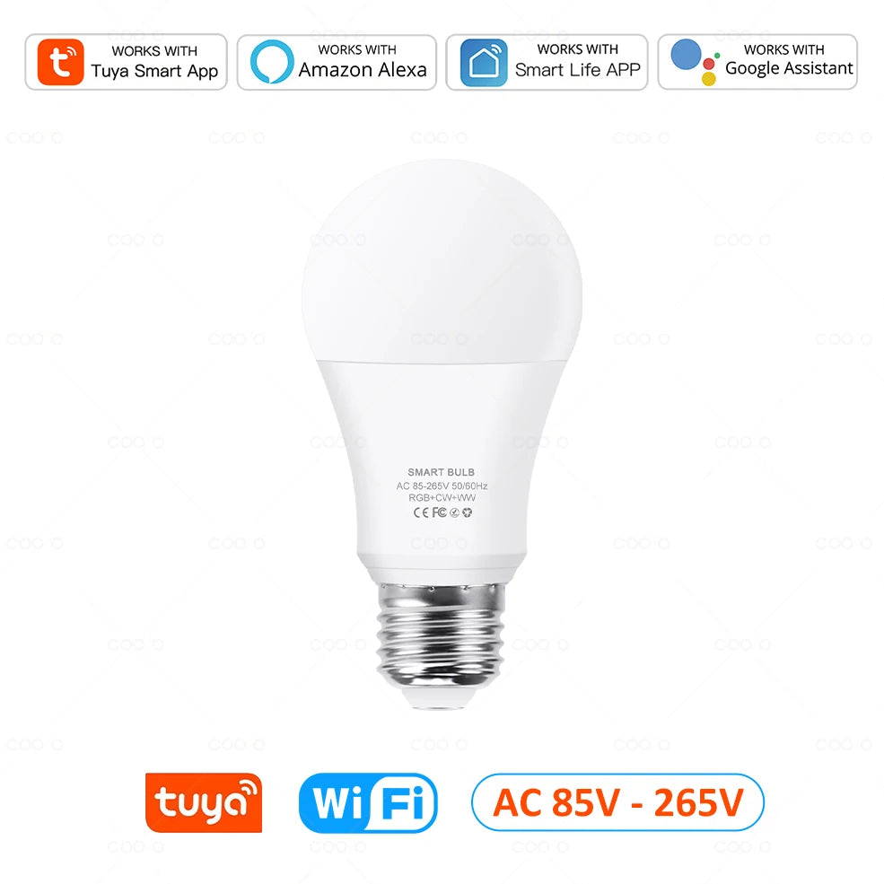 Smart RGB Light Bulb – Voice Control