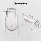 MOES Tuya ZigBee Smart Electric Curtain Robot Timing Auto Opener Closer Light Sensor App Remote Control Support Alexa GoogleHome