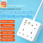 Smart Power Strip – Wi-Fi & USB Ports