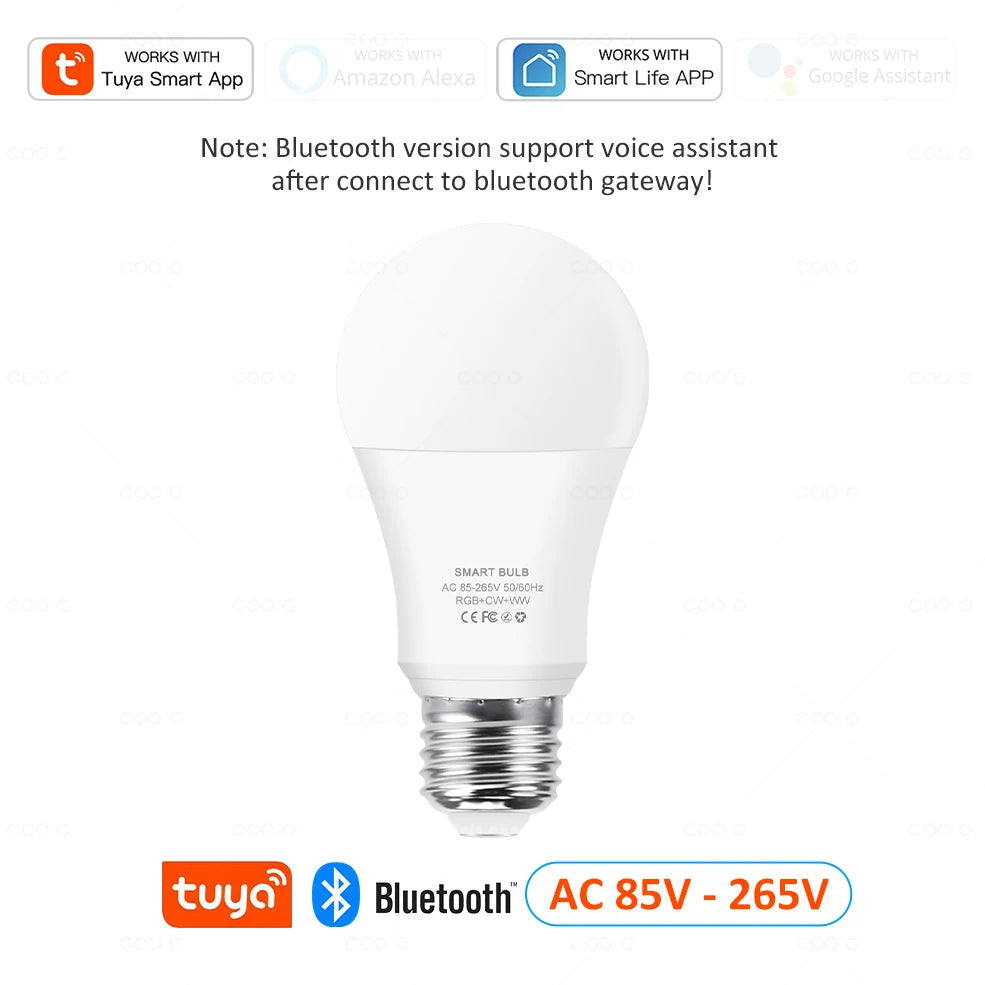 Smart RGB Light Bulb – Voice Control