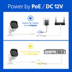 ANNKE C500 Ultra FHD 5MP POE IP Camera IP67 Outdoor Indoor Waterproof Security Bullet Night Vision Email Alert  Auido in Camera