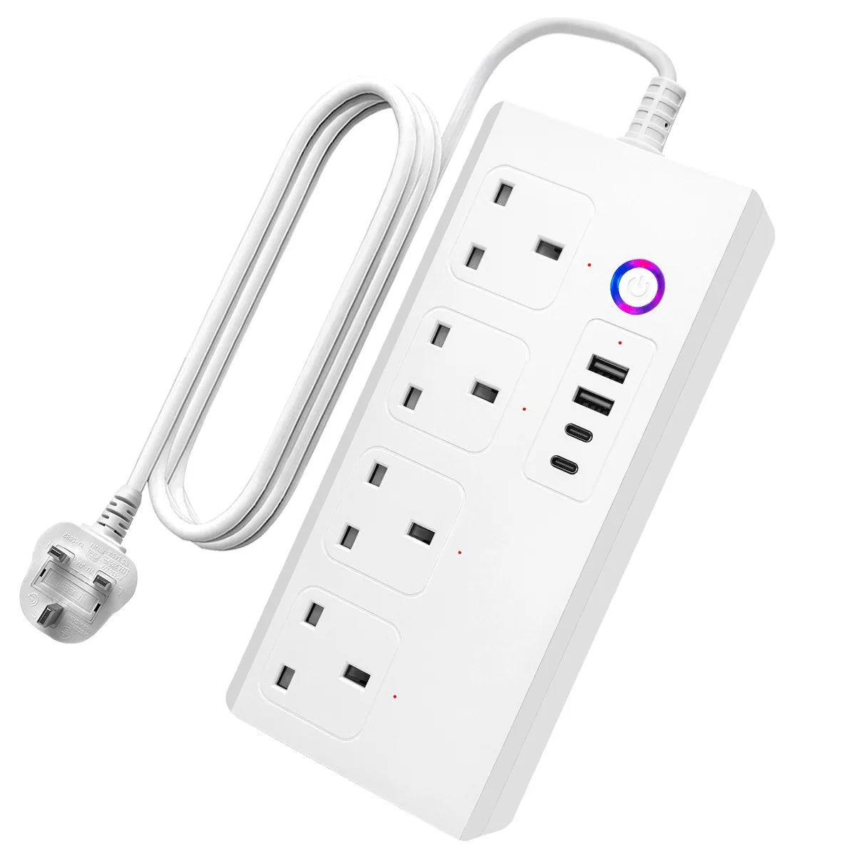 Smart Power Strip – Wi-Fi & USB Ports