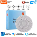 Tuya Zigbee/WiFi Air Quality Sensor Smart Air Box CO2 Meter Formaldehyde VOC Temperature Humidity Sensor work with Alexa Google