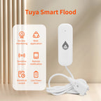 Tuya WiFi/Zigbee Water Leak Sensor Smart Life Control Water Leakage Device Safety Protection Connected Home Compatible Alexa