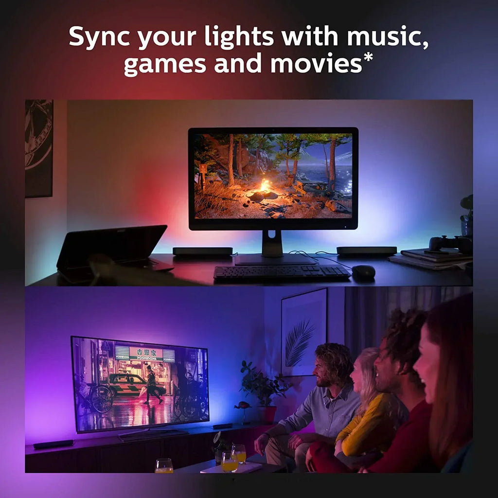 Xiaomi RGB Pickup Night Light Bar USB Rechargeable LED Lamp WIFI Tuya Music Rhythm TV Ambient Light For Gaming Room Table Decor