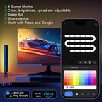 Xiaomi RGB Pickup Night Light Bar USB Rechargeable LED Lamp WIFI Tuya Music Rhythm TV Ambient Light For Gaming Room Table Decor