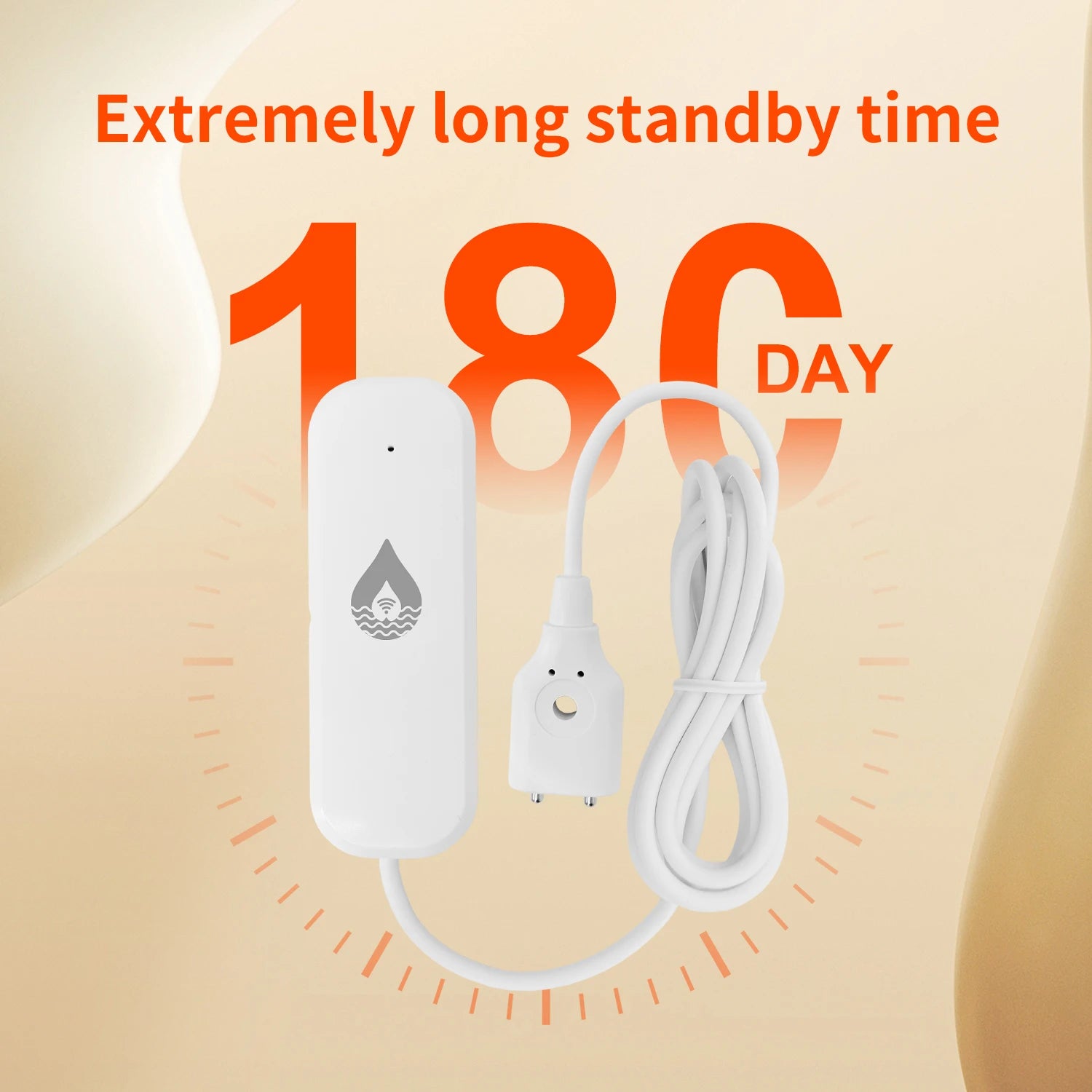 Tuya WiFi/Zigbee Water Leak Sensor Smart Life Control Water Leakage Device Safety Protection Connected Home Compatible Alexa